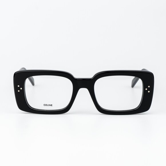 Celine 3 DOTS Women Eyeglasses Black Rectangle CL50163I 001 NEW AUTHENTIC - Picture 1 of 15